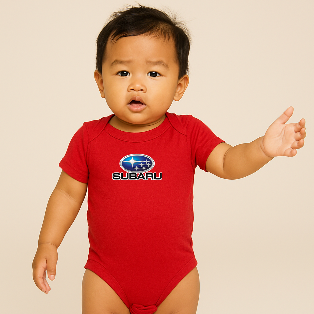 Subaru Car Baby Romper Onesie